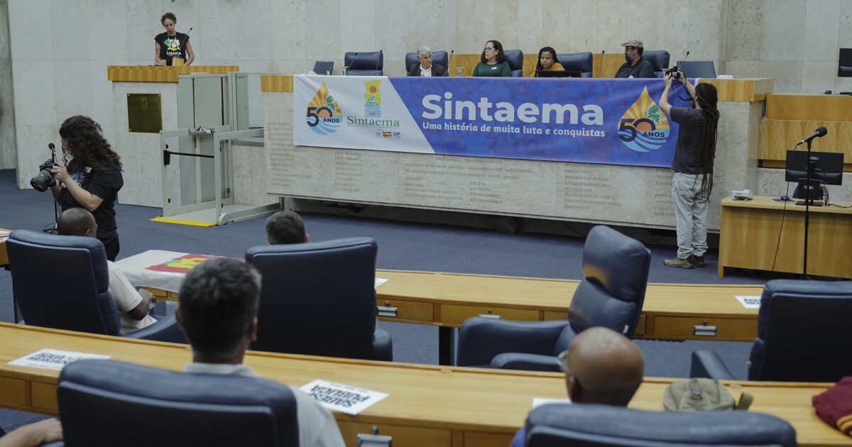 Luana Alves, Mônica Seixas e Samia Bomfim promovem homenagem aos 50 anos do Sintaema na Câmara Municipal